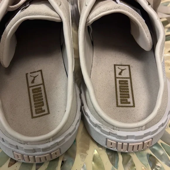 Puma Low Mule - Cream Suede - Picture 5 of 8